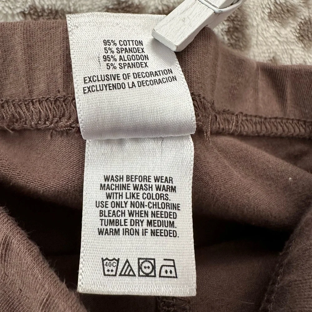 Carter’s Lace Trim Capri Leggings in Brown Size 18 Months